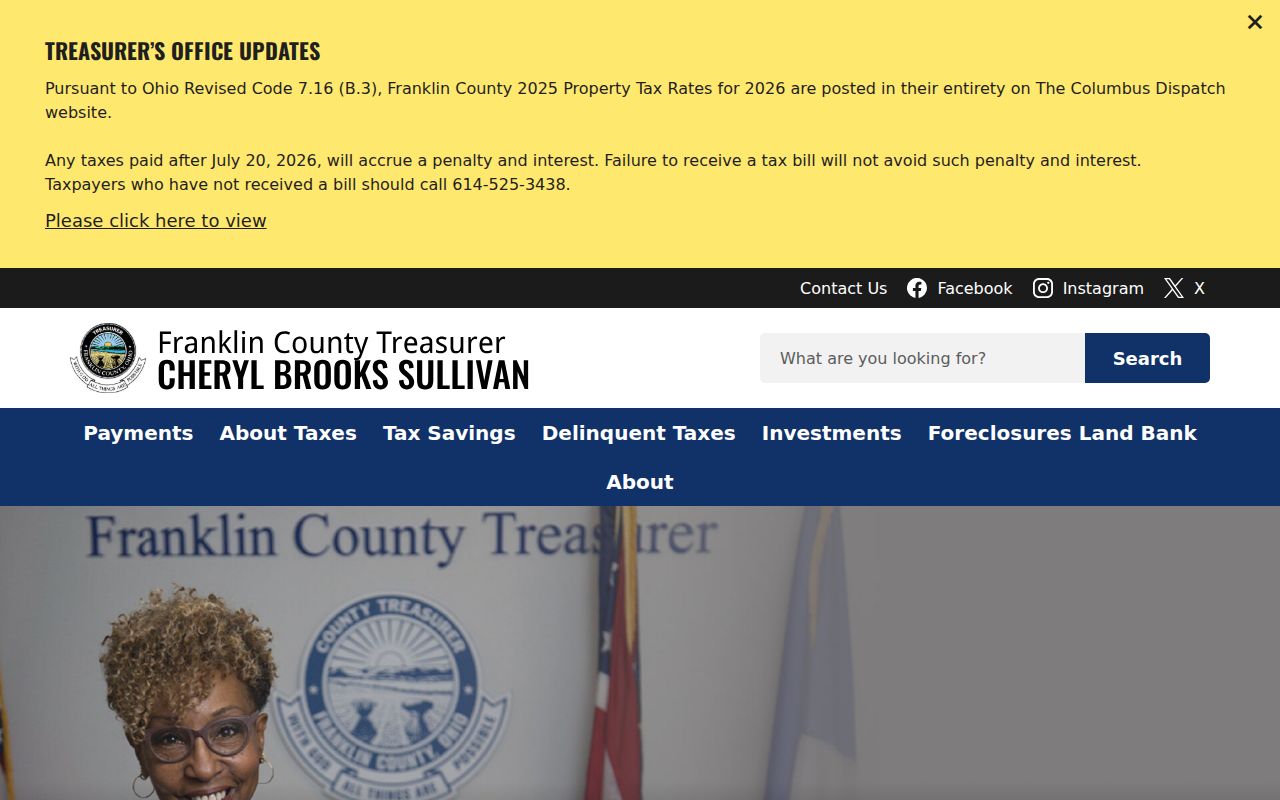 Norwich Township previous residents Treasurer property records